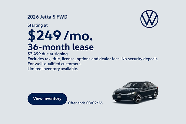 2026 Jetta National Lease