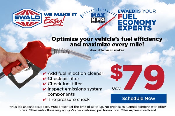 Ewald Max MPG- Fuel Efficiency 