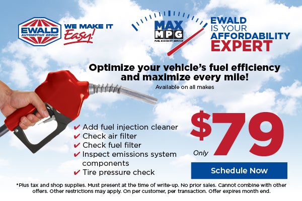 Ewald Max MPG- Fuel Efficiency 